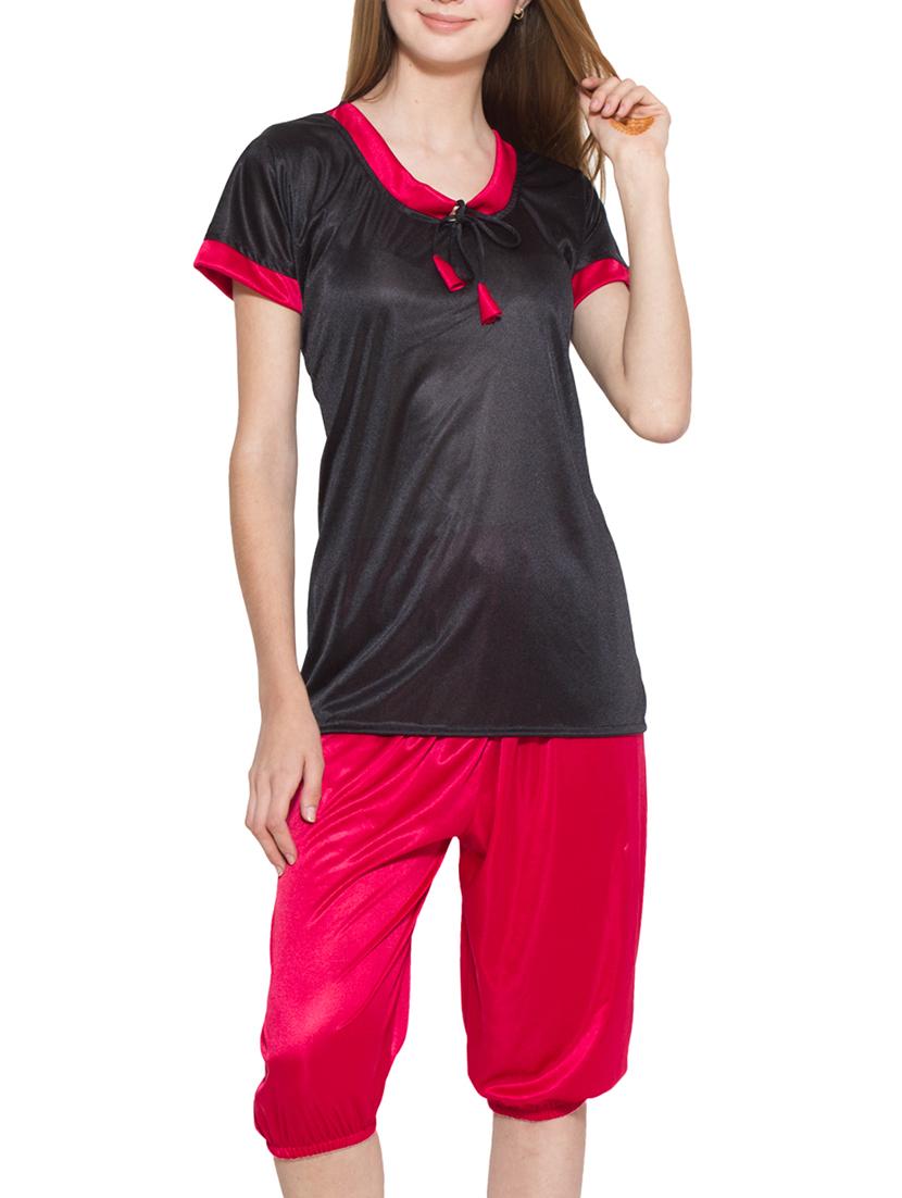 tie knot top with capri set - 11369317 - Zoom Image - 1