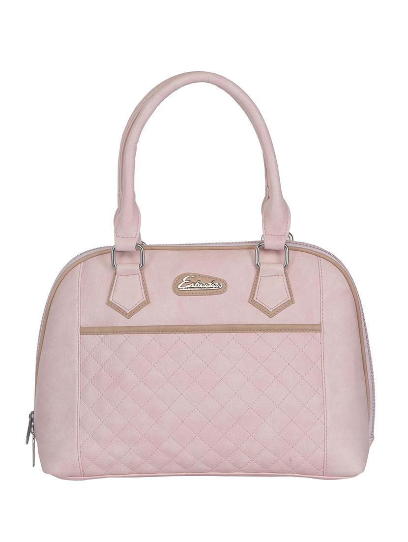 light pink faux leather handbag - 11369664 - Zoom Image - 1