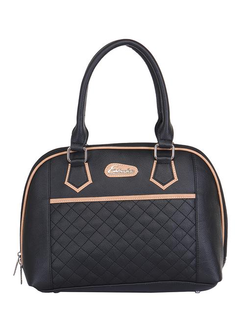 black faux leather handbag - 11369665 - Standard Image - 1