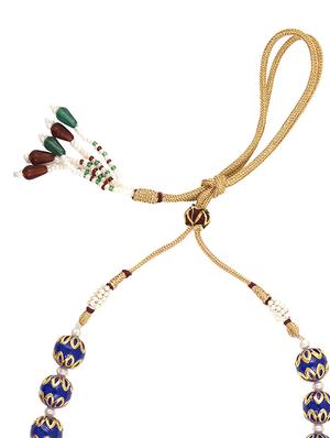 blue gold plated necklaces and earring - 11380565 - Standard Image - 3