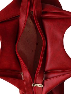 red leatherette handbag with keyring - 1138164 - Standard Image - 3