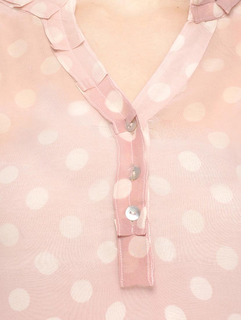 pink georgette top - 11382156 - Zoom Image - 4