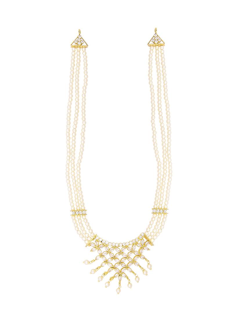 white gold plated necklace - 11383157 - Zoom Image - 1