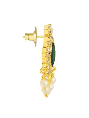 green gold plated choker necklace - 11383162 - Standard Image - 3