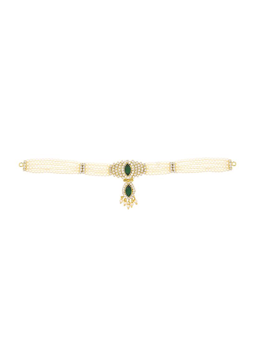 green gold plated choker necklace - 11383162 - Zoom Image - 1