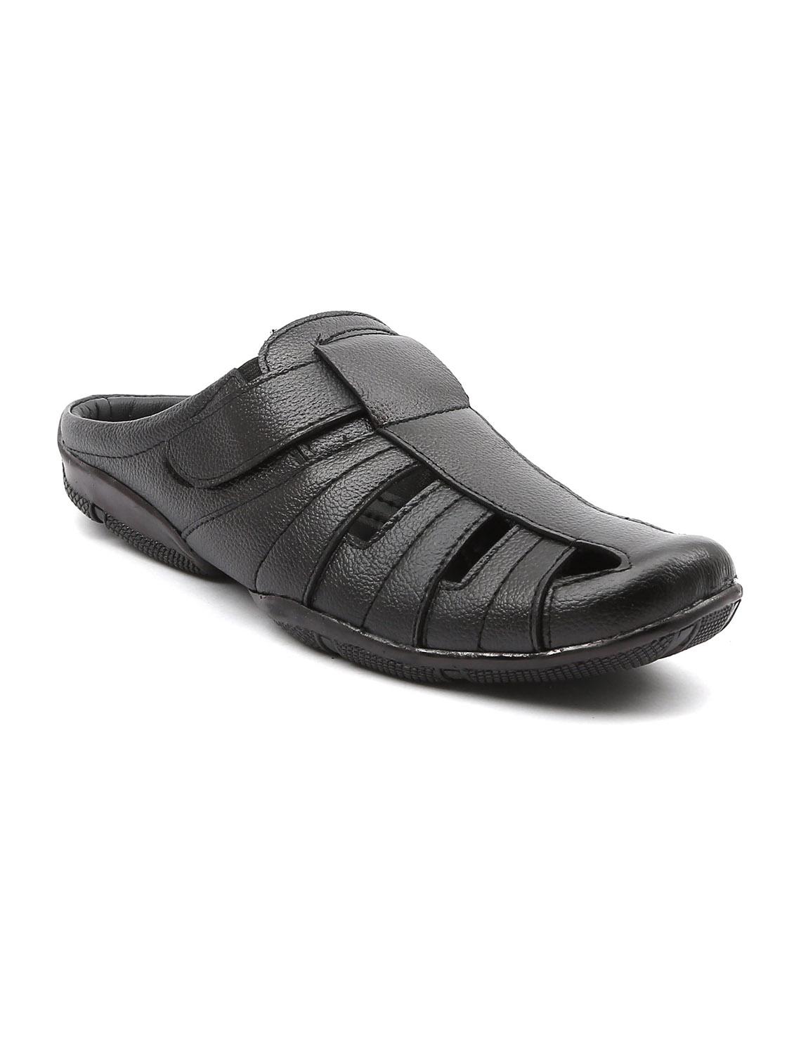 black leather slippers - 11398659 - Zoom Image - 1