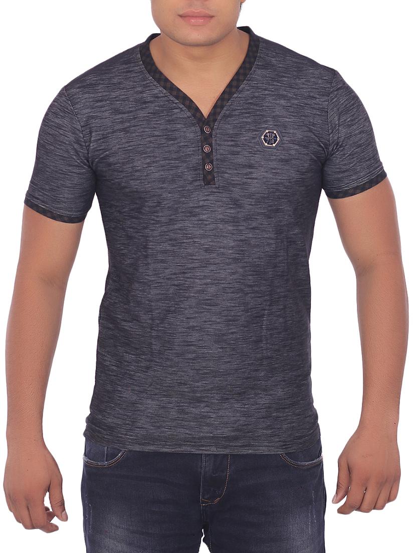 grey cotton tshirt - 11432098 - Zoom Image - 1
