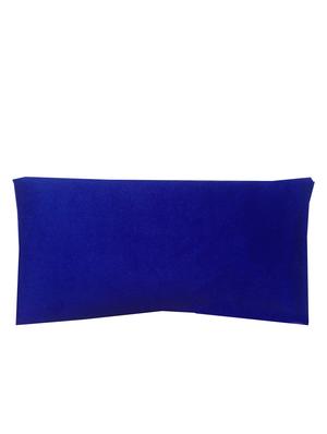 blue embellished velvet clutch - 11432329 - Standard Image - 2