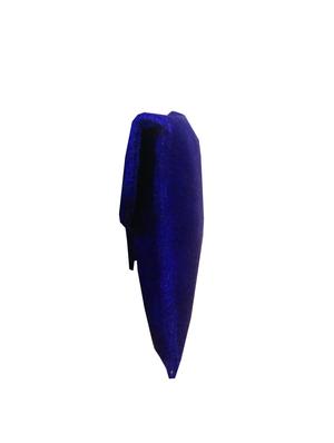 blue embellished velvet clutch - 11432329 - Standard Image - 5