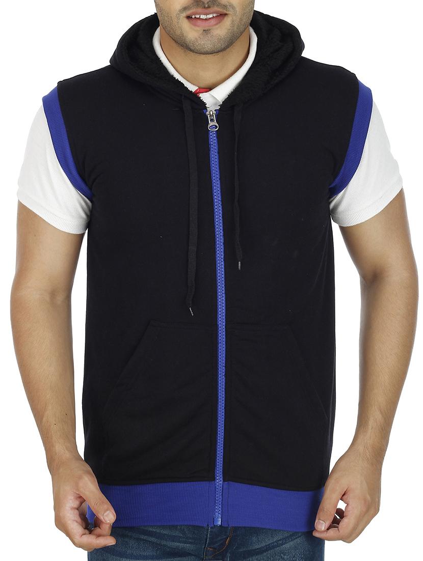 solid black cotton sweatshirt - 11438003 - Zoom Image - 1