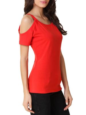 red jersey top - 11441436 - Standard Image - 2