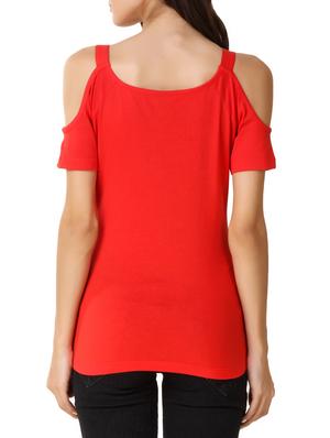 red jersey top - 11441436 - Standard Image - 3
