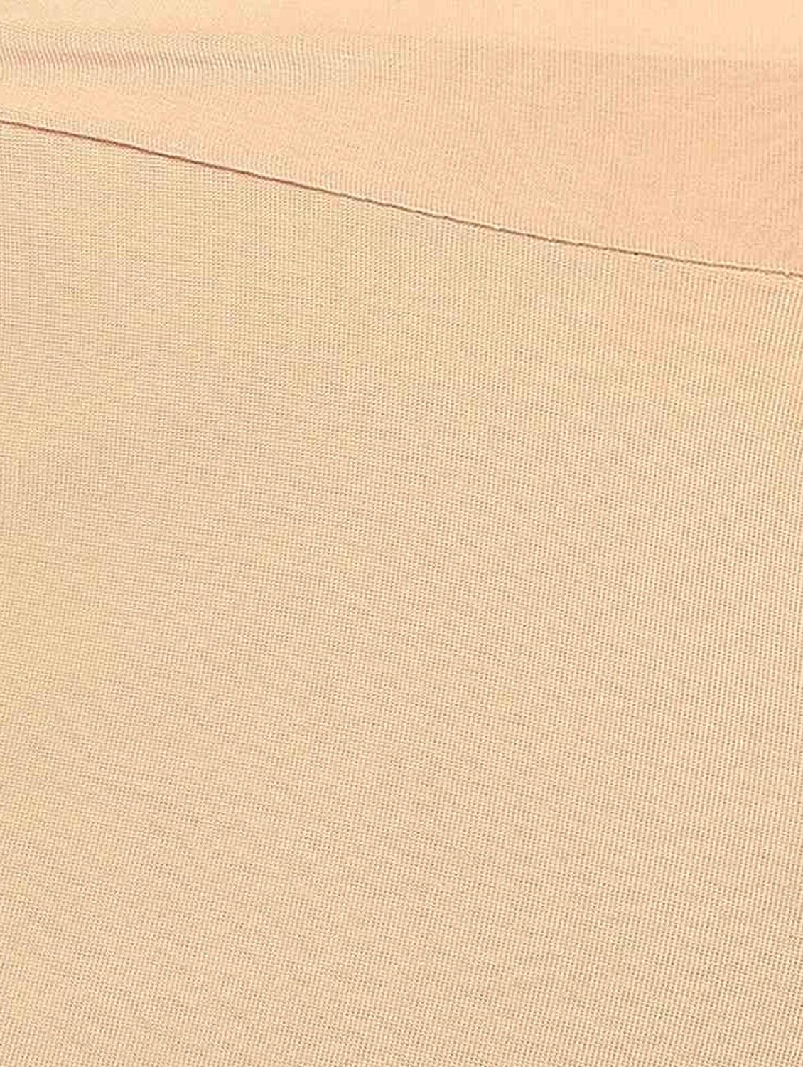 solid beige satin palazzo - 11441821 - Zoom Image - 4