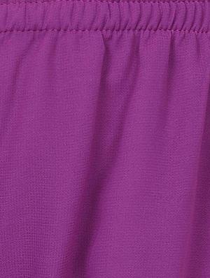 solid purple georgette palazzo - 11441848 - Standard Image - 4