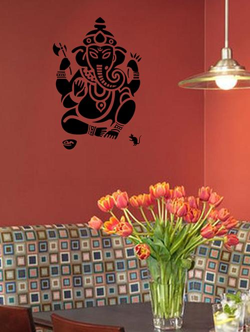 black lord ganesha vinyl wall sticker - 1144773 - Standard Image - 1