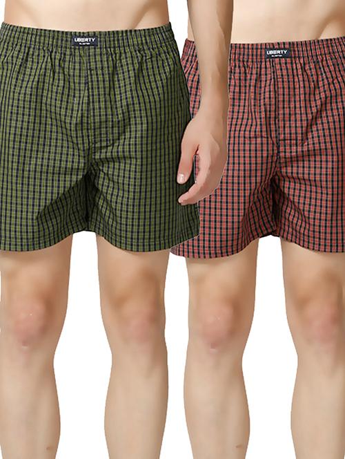 multi colored cotton boxers (set of 2) - 11449991 - Standard Image - 1