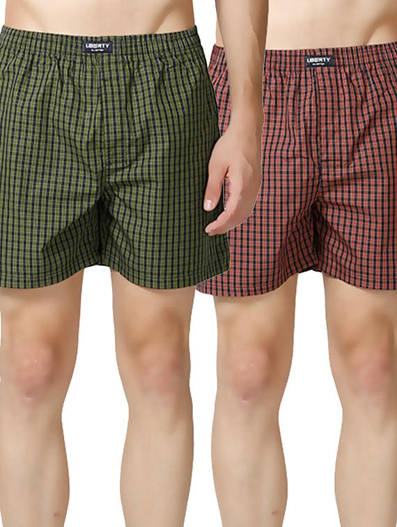 multi colored cotton boxers (set of 2) - 11449991 - Zoom Image - 1
