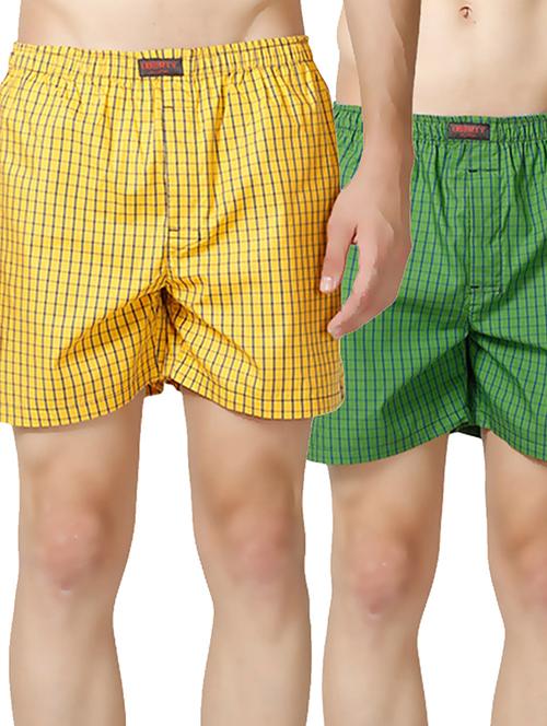 multi colored cotton boxers (set of 2) - 11449994 - Standard Image - 1