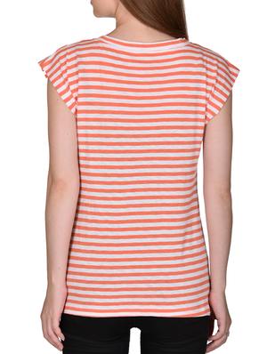 orange color, cotton printed top - 11456532 - Standard Image - 3