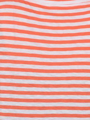 orange color, cotton printed top - 11456532 - Standard Image - 4