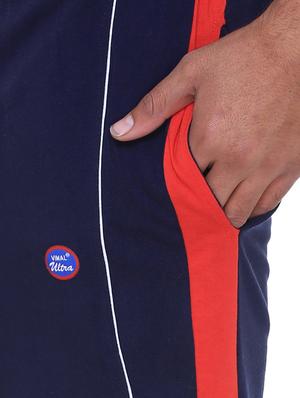 multi colored cotton ankle length track pant - 11462188 - Standard Image - 9