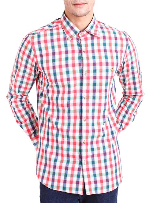 multi colored cotton casual shirt - 11463036 - Standard Image - 1