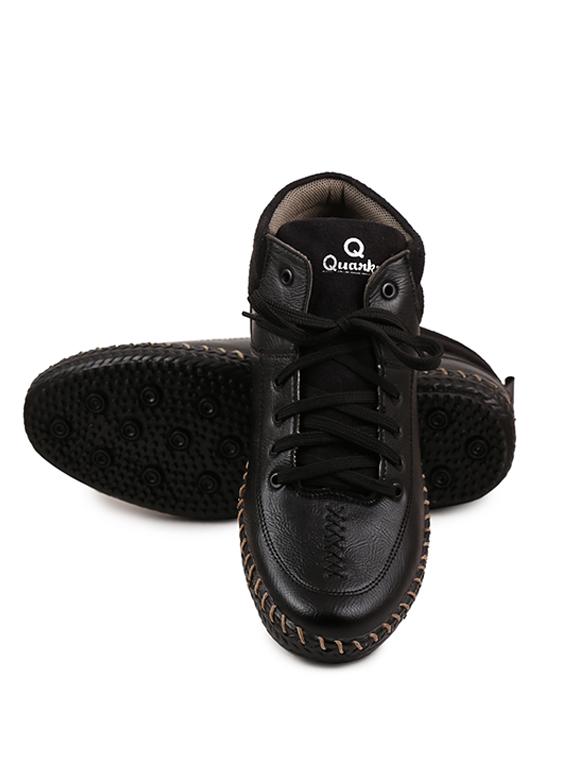 black synthetic low ankle boots - 11468150 - Zoom Image - 2
