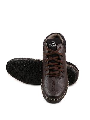 brown synthetic low ankle boots - 11468152 - Standard Image - 2