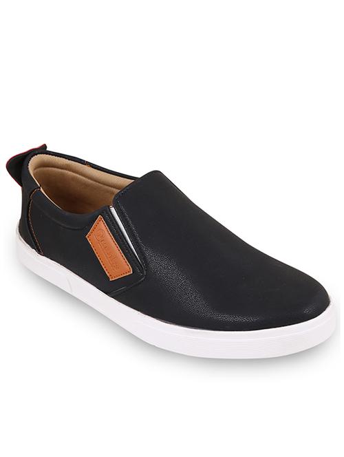 black leatherette casual slipon - 11468234 - Very Small Image - 1