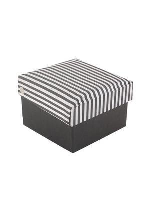 white-black microfiber tie, handkerchief & cufflinks (set of 3) - 11476305 - Standard Image - 3
