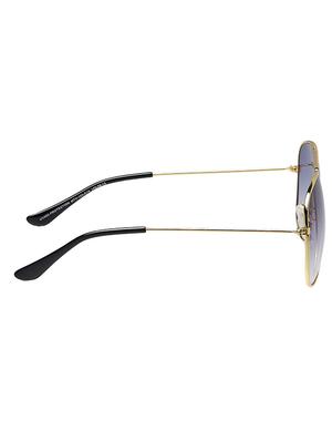 blue color, aviator sunglass - 11478870 - Standard Image - 3