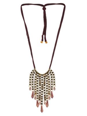 multi colored beads metallic necklace - 1147961 - Standard Image - 2