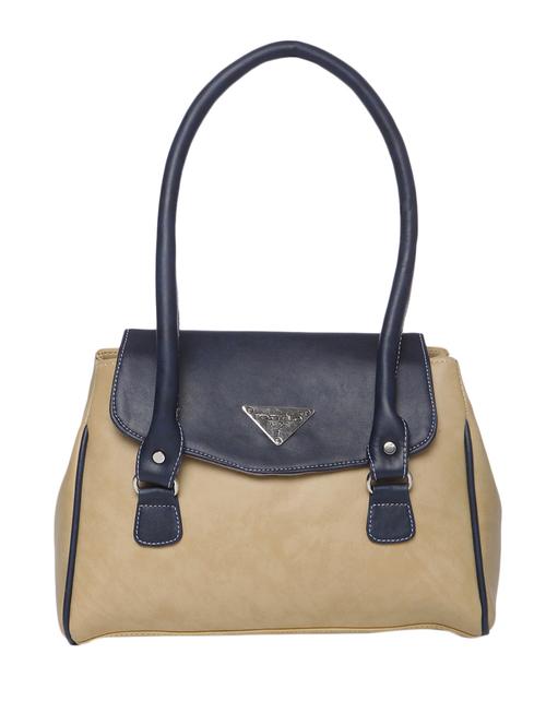 beige leatherette handbag - 11487428 - Very Small Image - 1