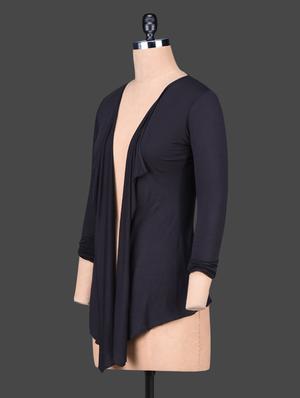 solid black viscose shrug - 1149065 - Standard Image - 2