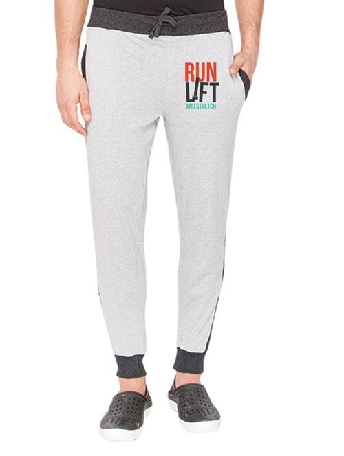grey cotton jogger - 11497080 - Standard Image - 1
