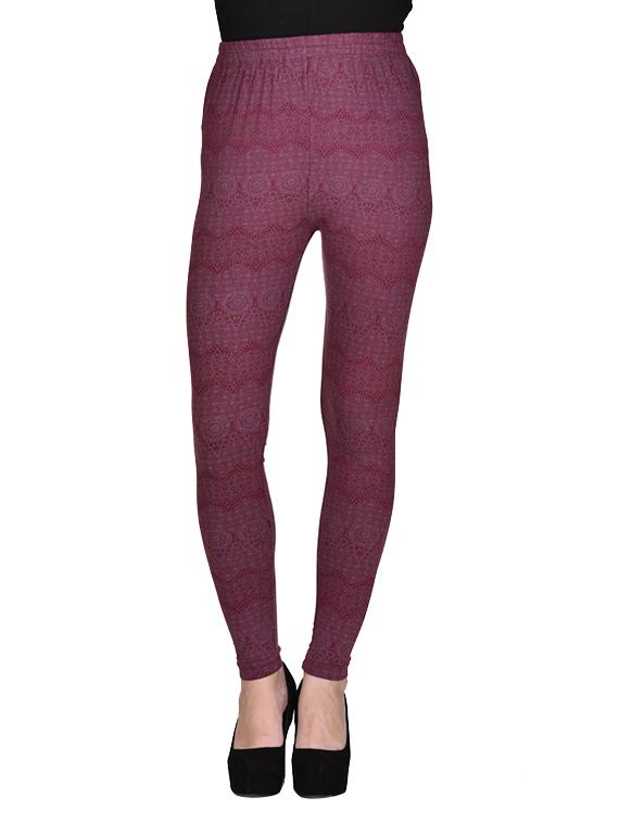 purple viscose legging - 11498187 - Zoom Image - 1