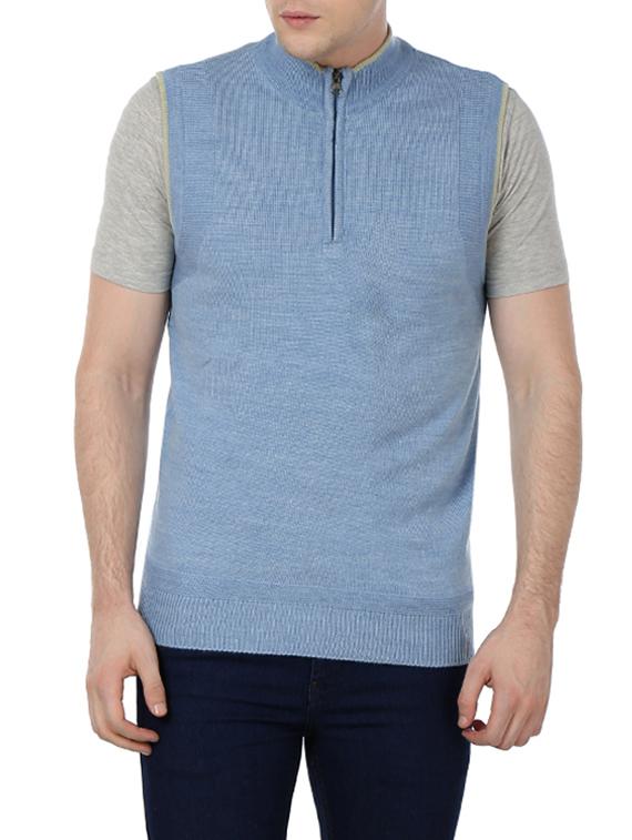 blue acrylic pullover - 11499056 - Zoom Image - 1