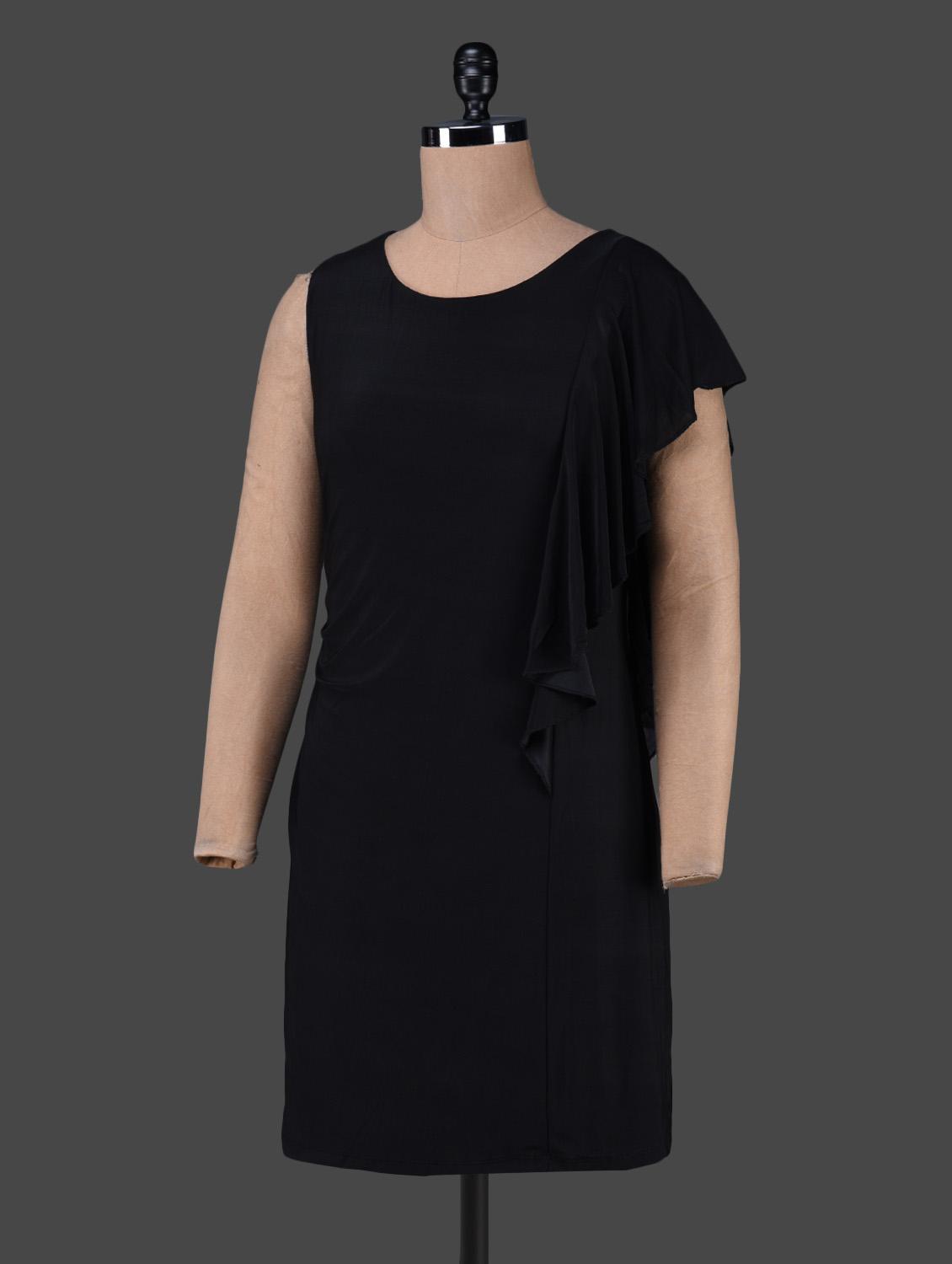 falling ruffled sleeve lbd - 1150084 - Zoom Image - 2