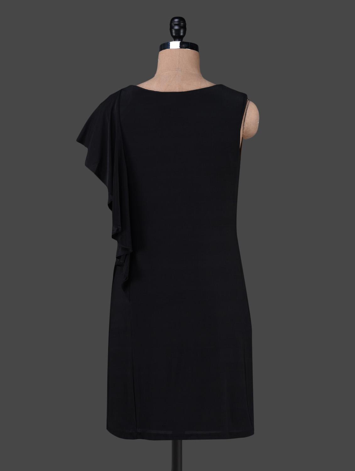falling ruffled sleeve lbd - 1150084 - Zoom Image - 3