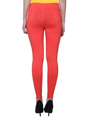 orange nylon jeggings - 11508343 - Standard Image - 3