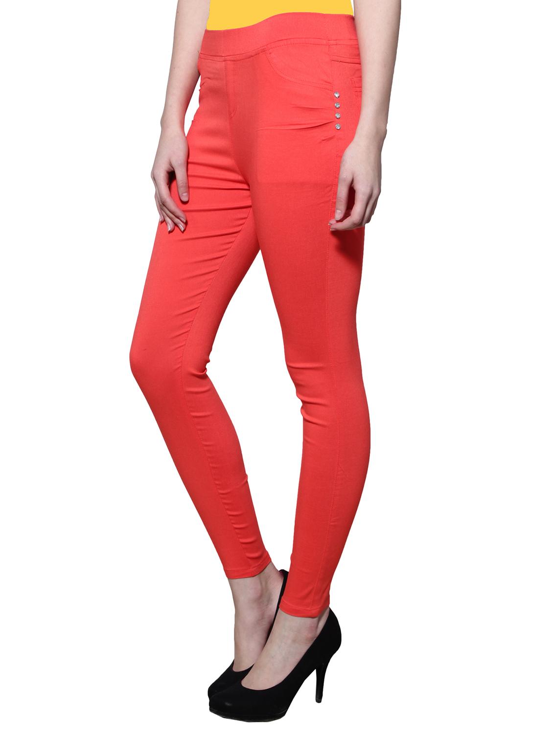 orange nylon jeggings - 11508343 - Zoom Image - 2