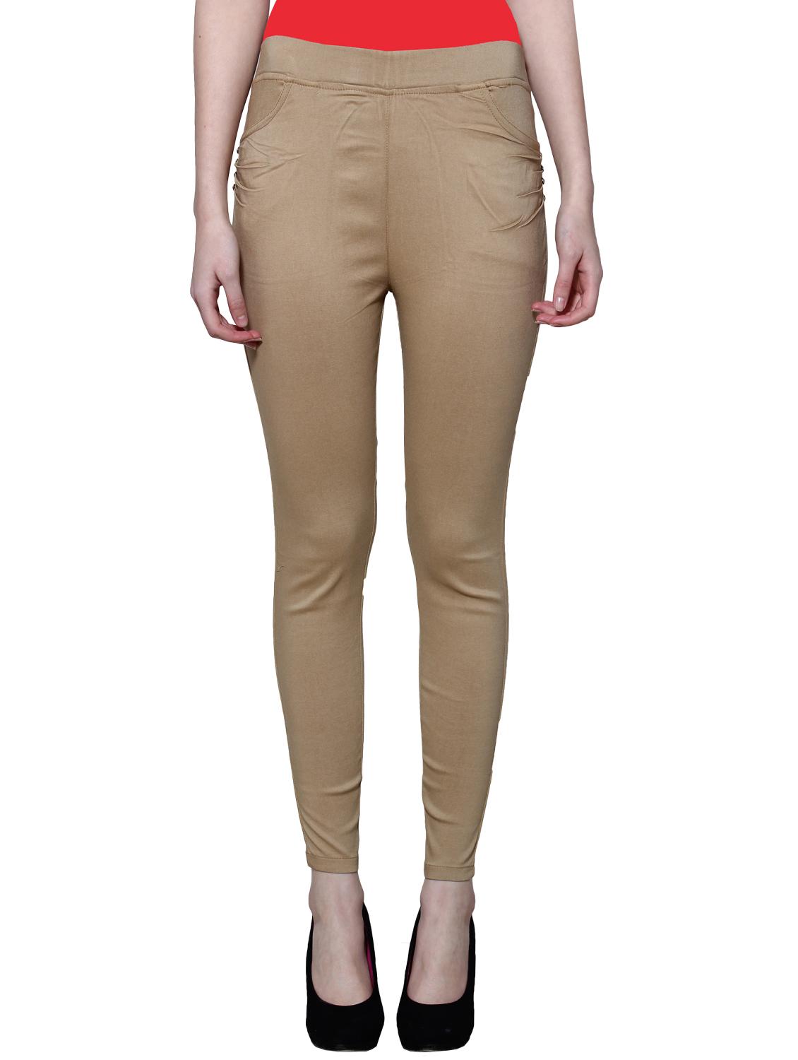 brown nylon jeggings - 11508346 - Zoom Image - 1