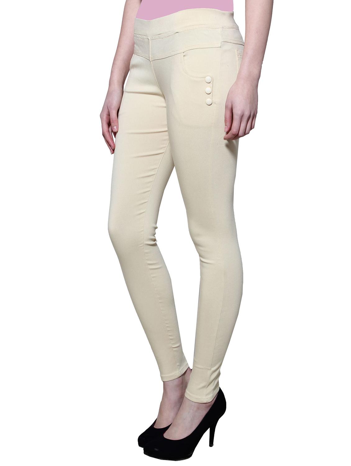 beige nylon jeggings - 11508356 - Zoom Image - 2