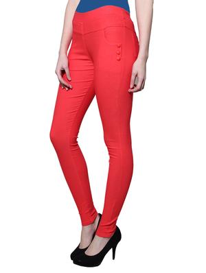 orange nylon jeggings - 11508366 - Standard Image - 2