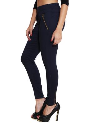 navy blue nylon jeggings - 11508373 - Standard Image - 2