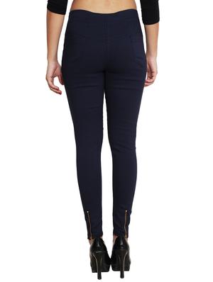 navy blue nylon jeggings - 11508373 - Standard Image - 3