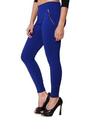 blue polyester jegging - 11508374 - Standard Image - 2