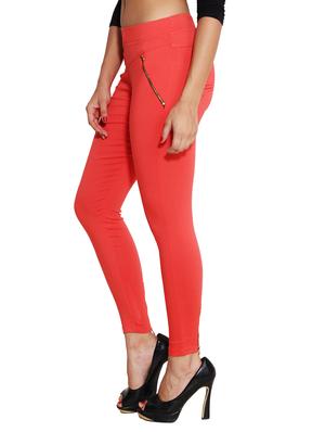 orange nylon jeggings - 11508376 - Standard Image - 2
