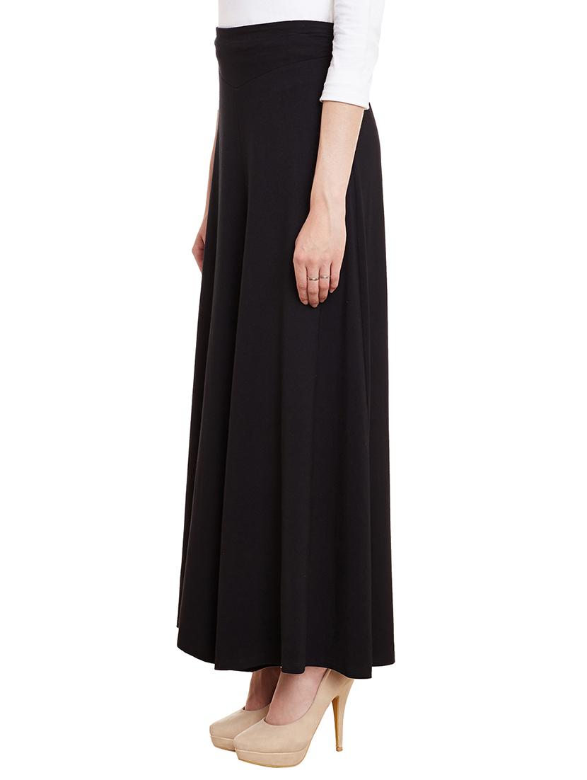 black viscose palazzos - 11511027 - Zoom Image - 2