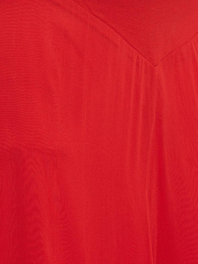 red viscose palazzos - 11511030 - Zoom Image - 4